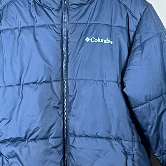 Columbia Men's Navy Blue Puffer Jacket Size Medium - Picture 2 of 7